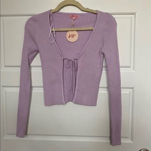 Verge Girl sweater/ cardigan